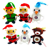 ITEM NUMBER 024200 HOLIDAY BELLY POPZ PLUSH TOY 6 PIECES PER DISPLAY