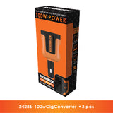 100W CIG INVERTER - STORE SURPLUS NO DISPLAY - 3 PIECES PER PACK 24286L