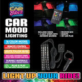 Car Mood Lighting - Store Surplus No Display - 3 Pieces Per Pack 24312L STORE SURPLUS