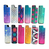 Rhinestone Lighter Case - 12 Pieces Per Retail Ready Display 24382 WHOLESALE