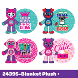 ITEM NUMBER 024395L KIDS BLANKET PLUSH 8 - STORE SURPLUS NO DISPLAY - PIECES PER PACK