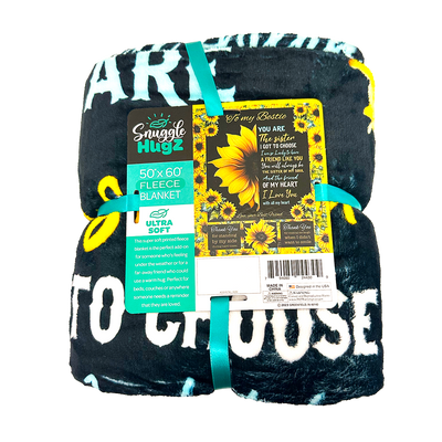 ITEM NUMBER 024430L FAMILY PRINTED BLANKETS - STORE SURPLUS NO DISPLAY - 6 PIECES PER PACK