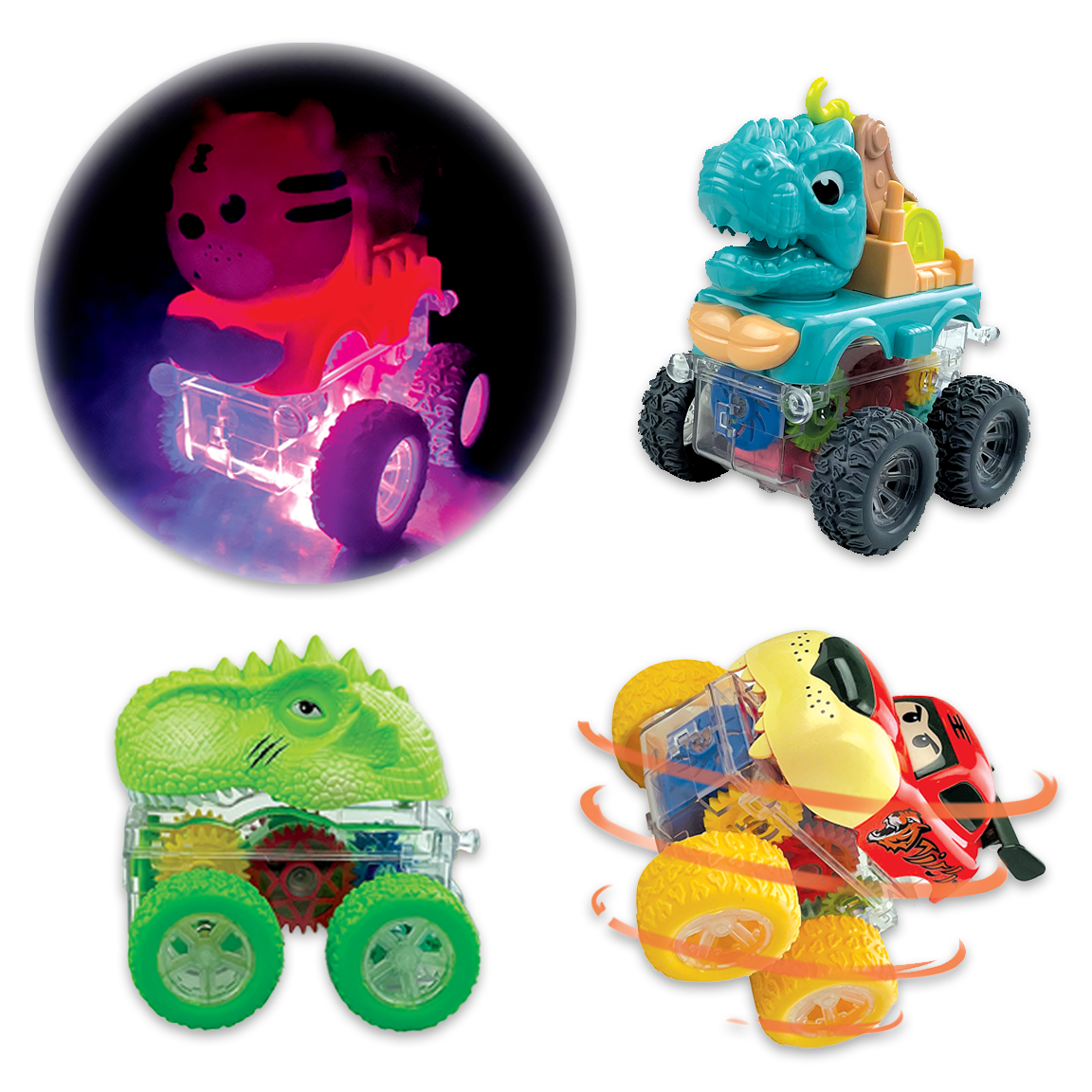 ITEM NUMBER 024452L LIGHT UP FRICTION TOY CAR - STORE SURPLUS NO DISPLAY 12 PIECES PER PACK