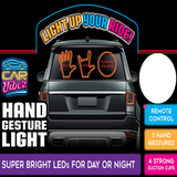 ITEM NUMBER 024454 HAND GESTURE LIGHT 6 PIECES PER DISPLAY