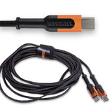 ITEM NUMBER 024571 ROUGHNECK 10FT USB-C-TO-USB-C CABLE 3 PIECES PER DISPLAY