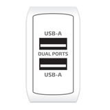 AC Wall Charger with Dual USB Port 2.4 Amp - 3 Pieces Per Pack 24629