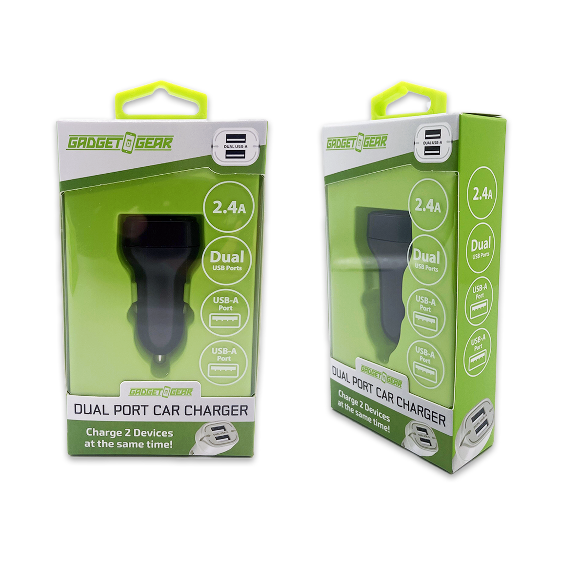 ITEM NUMBER 024632 2.4A CAR CHARGER 3 PIECES PER PACK