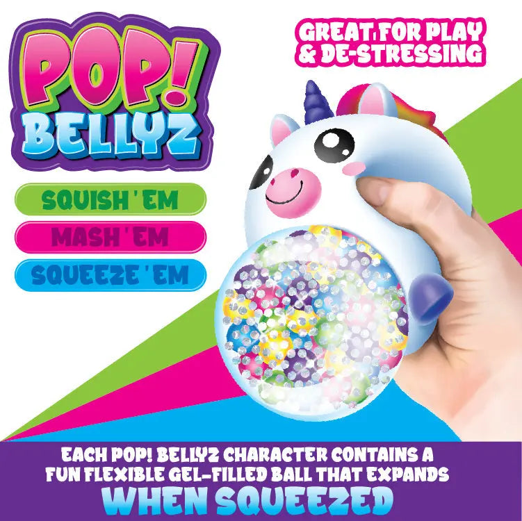 Pop Bellyz Squish Toy Assortment - 12 Pieces Per Retail Ready Display 24661 WHOLESALE