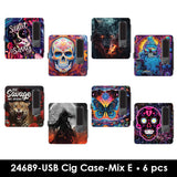 ITEM NUMBER 024689 USB CIG CASE MIX E 8 PIECES PER DISPLAY