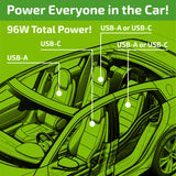 ITEM NUMBER 024695 BACKSEAT CHARGER 6 PIECES PER DISPLAY