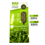 ITEM NUMBER 024695 BACKSEAT CHARGER 6 PIECES PER DISPLAY