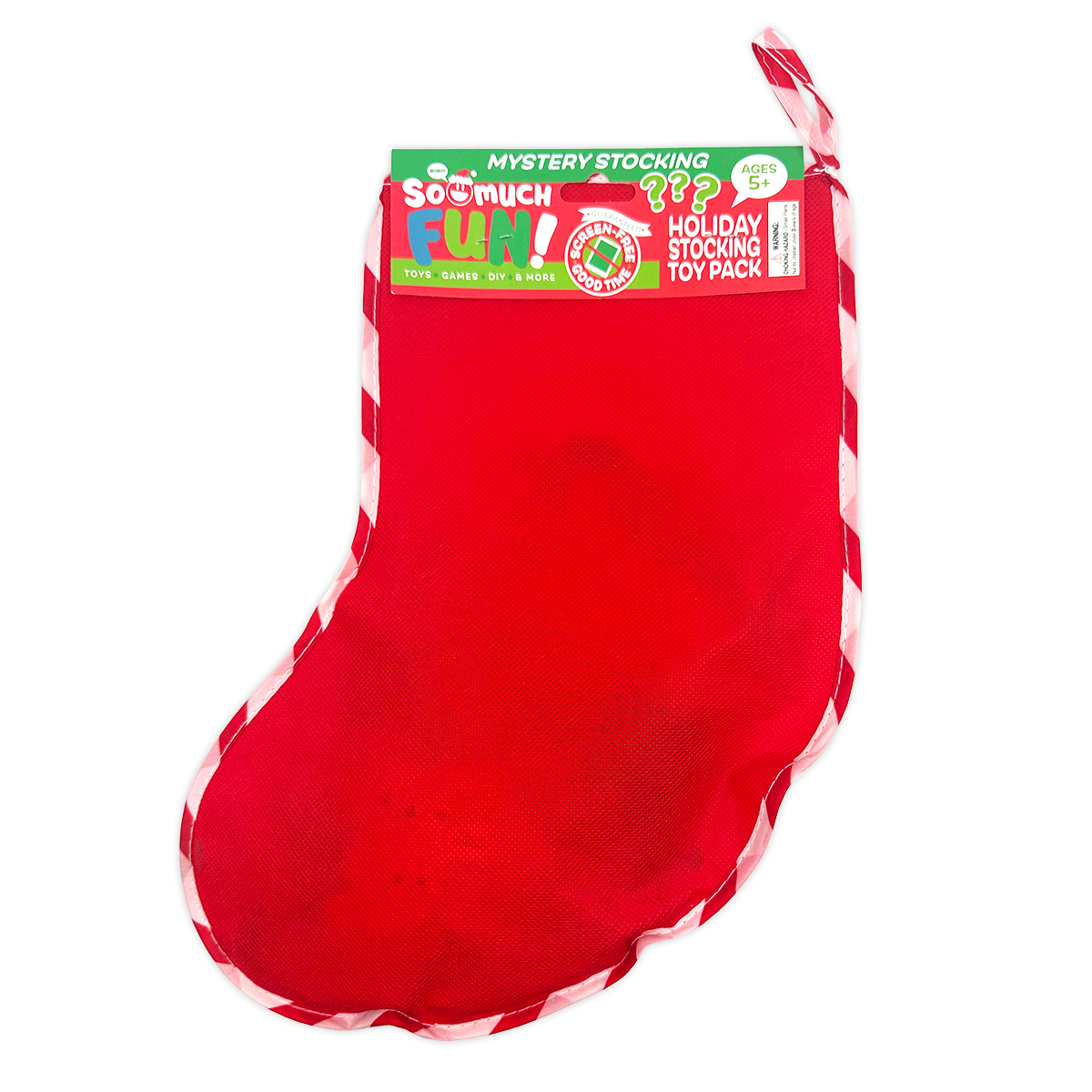 ITEM NUMBER 024704 HOLIDAY MYSTERY STOCKING TOY PACK 6 PIECES PER PACK