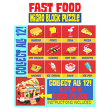 ITEM NUMBER 024705 FAST FOOD MICRO BLOCK SETS 12 PIECES PER DISPLAY