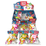 ITEM NUMBER 024708 SCENTED CUTE FRUIT SQUISHIES 12 PIECES PER DISPLAY