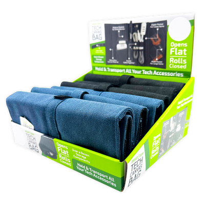 ITEM NUMBER 024719 TECH CANVAS ROLL BAG 6 PIECES PER DISPLAY
