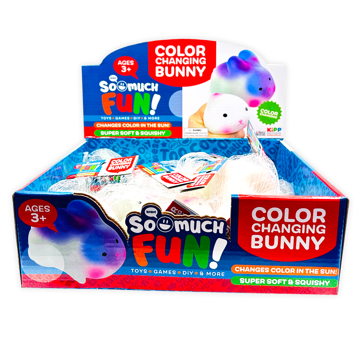 ITEM NUMBER 024766 COLOR CHANGING BUNNY 12 PIECES PER DISPLAY