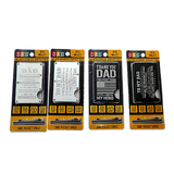 FATHER'S DAY RFID WALLET - STORE SURPLUS NO DISPLAY - 4 PIECES PER PACK 24783L