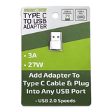 WHOLESALE USB-C-TO-USB-A ADAPTER CONVERTER 6 PIECES PER DISPLAY 24836