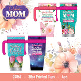 Mother's Day Celebrate Mom Assortment Floor Display - 72 Pieces Per Retail Ready Floor Display 88525