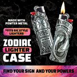 Zodiac Lighter Case - 12 Pieces Per Pack 24952L - Store Surplus No Display - 12 Pieces Per Pack 24952L STORE SURPLUS