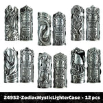 Zodiac Lighter Case - 12 Pieces Per Pack 24952L - Store Surplus No Display - 12 Pieces Per Pack 24952L STORE SURPLUS