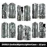 Zodiac Lighter Case - 12 Pieces Per Pack 24952L - Store Surplus No Display - 12 Pieces Per Pack 24952L STORE SURPLUS