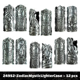 Zodiac Lighter Case - 12 Pieces Per Pack 24952L - Store Surplus No Display - 12 Pieces Per Pack 24952L STORE SURPLUS