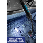 Grill LED Flashlight Matte Finish with Magnetic Stand - 6 Pieces Per Retail Ready Display 24969 WHOLESALE