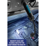 Grill LED Flashlight Matte Finish with Magnetic Stand - 6 Pieces Per Retail Ready Display 24969 WHOLESALE