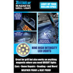 Grill LED Flashlight Matte Finish with Magnetic Stand - 6 Pieces Per Retail Ready Display 24969 WHOLESALE