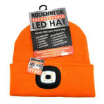 ROUGHNECK LED ORANGE HAT - STORE SURPLUS NO DISPLAY - 6 PIECES PER PACK 25001L STORE SURPLUS