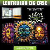 LENTICULAR CIGARETTE CASE - STORE SURPLUS NO DISPLAY - 8 PIECES PER PACK 25024L STORE SURPLUS