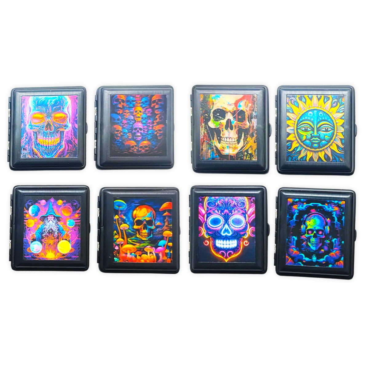 LENTICULAR CIGARETTE CASE - STORE SURPLUS NO DISPLAY - 8 PIECES PER PACK 25024L STORE SURPLUS