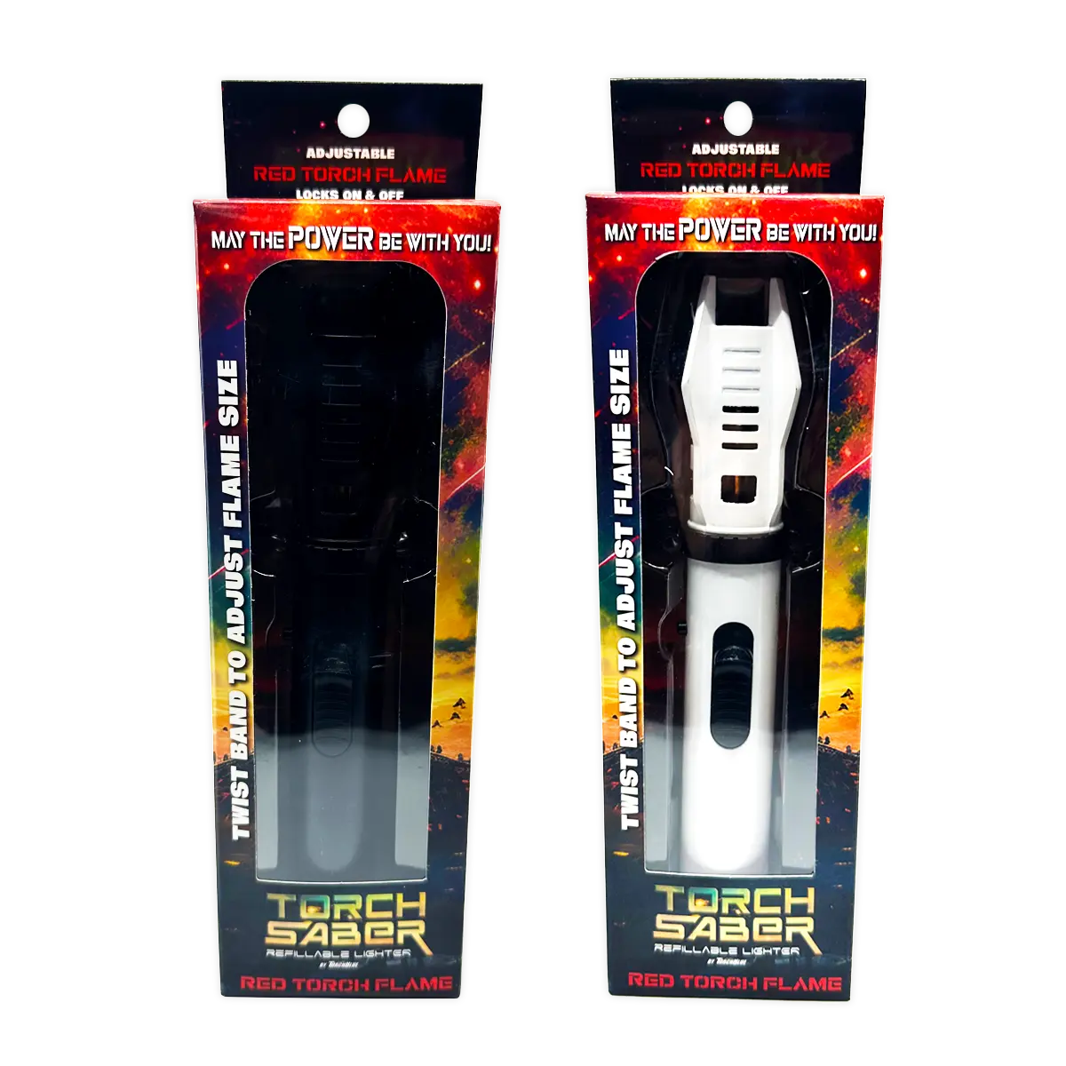 TORCH SABER - STORE SURPLUS NO DISPLAY - 6 PIECES PER PACK 25028L STORE SURPLUS