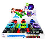 WHOLESALE JUMBO LIGHT UP VEHICLES TOY CAR 6 PIECES PER DISPLAY 25030