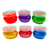 WHOLESALE FUN DOH GLITTER SLIME 6 PIECES PER DISPLAY 25034