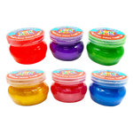 FUN DOH GLITTER SLIME - STORE SURPLUS NO DISPLAY - 6 PIECES PER PACK 25034L STORE SURPLUS