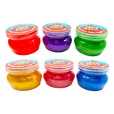 FUN DOH GLITTER SLIME - STORE SURPLUS NO DISPLAY - 6 PIECES PER PACK 25034L STORE SURPLUS