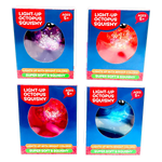 LIGHT-UP OCTOPUS SQUISHY - STORE SURPLUS NO DISPLAY - 12 PIECES PER PACK 25035L STORE SURPLUS
