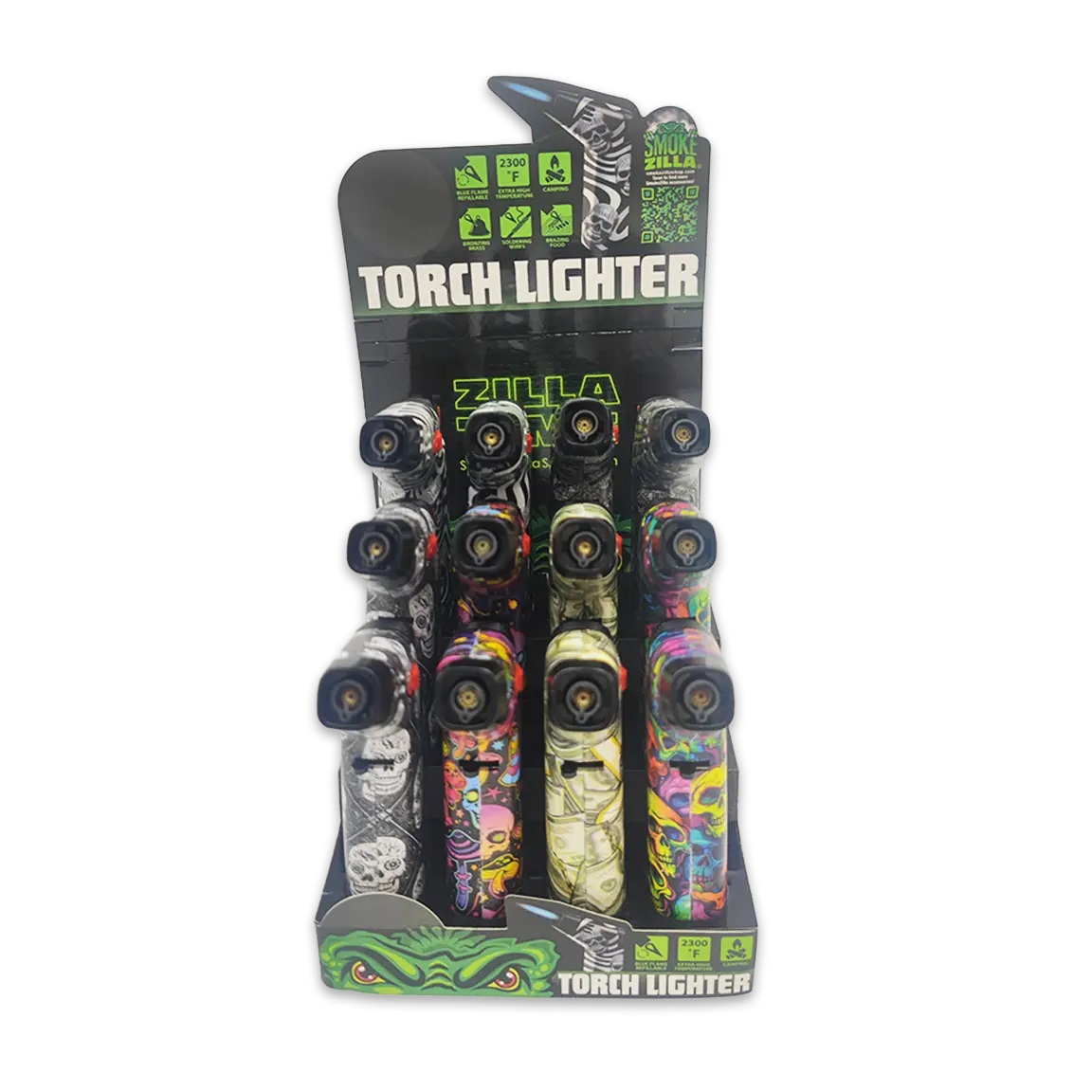 Zinc Torch Lighter - 12 Pieces Per Retail Ready Display 25044 WHOLESALE