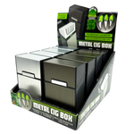 Metal Cigarette Box - 8 Pieces Per Retail Ready Display 25061 - NOVELTY INC WHOLESALE