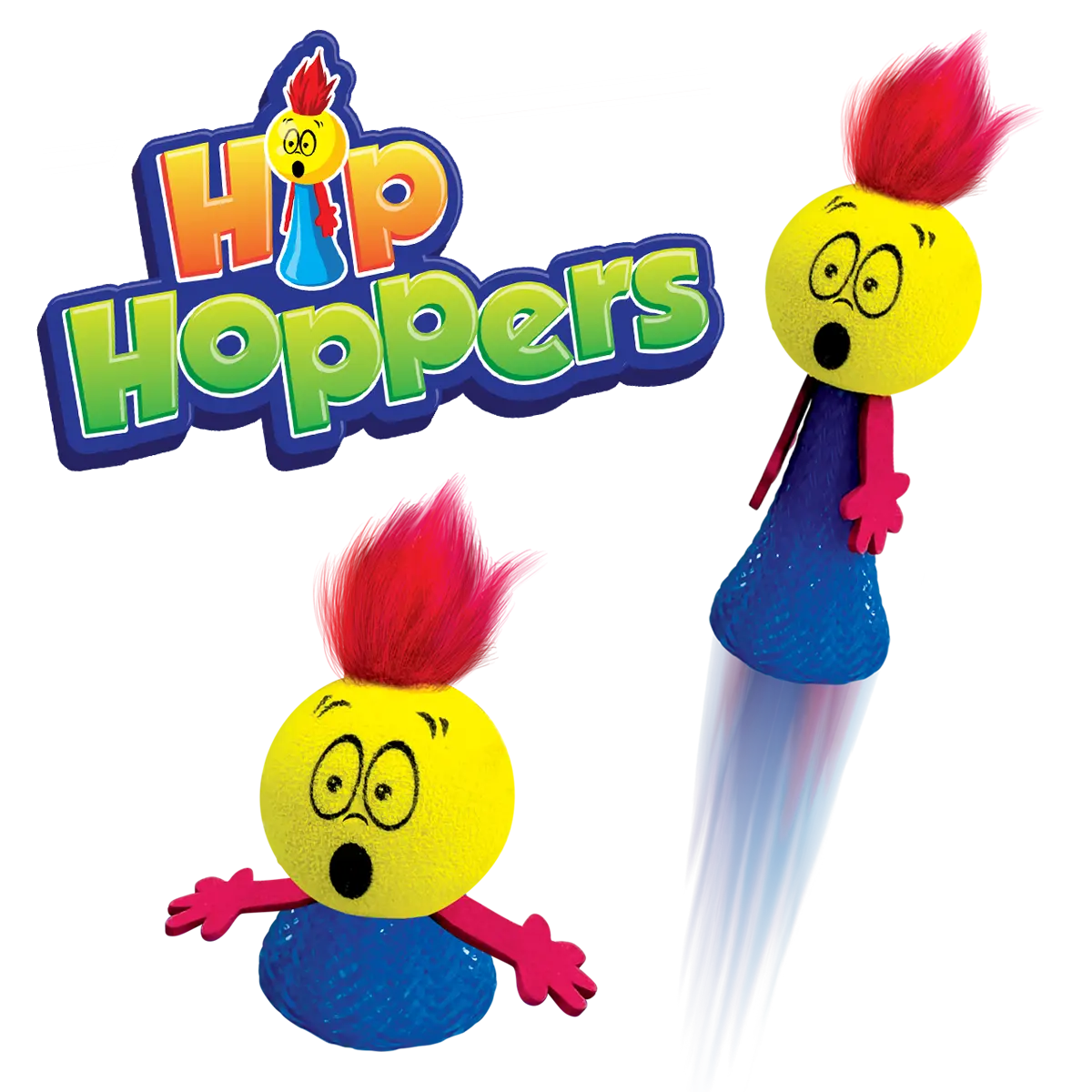 HIP HOPPERS - STORE SURPLUS NO DISPLAY - 12 PIECES PER PACK 25075L STORE SURPLUS