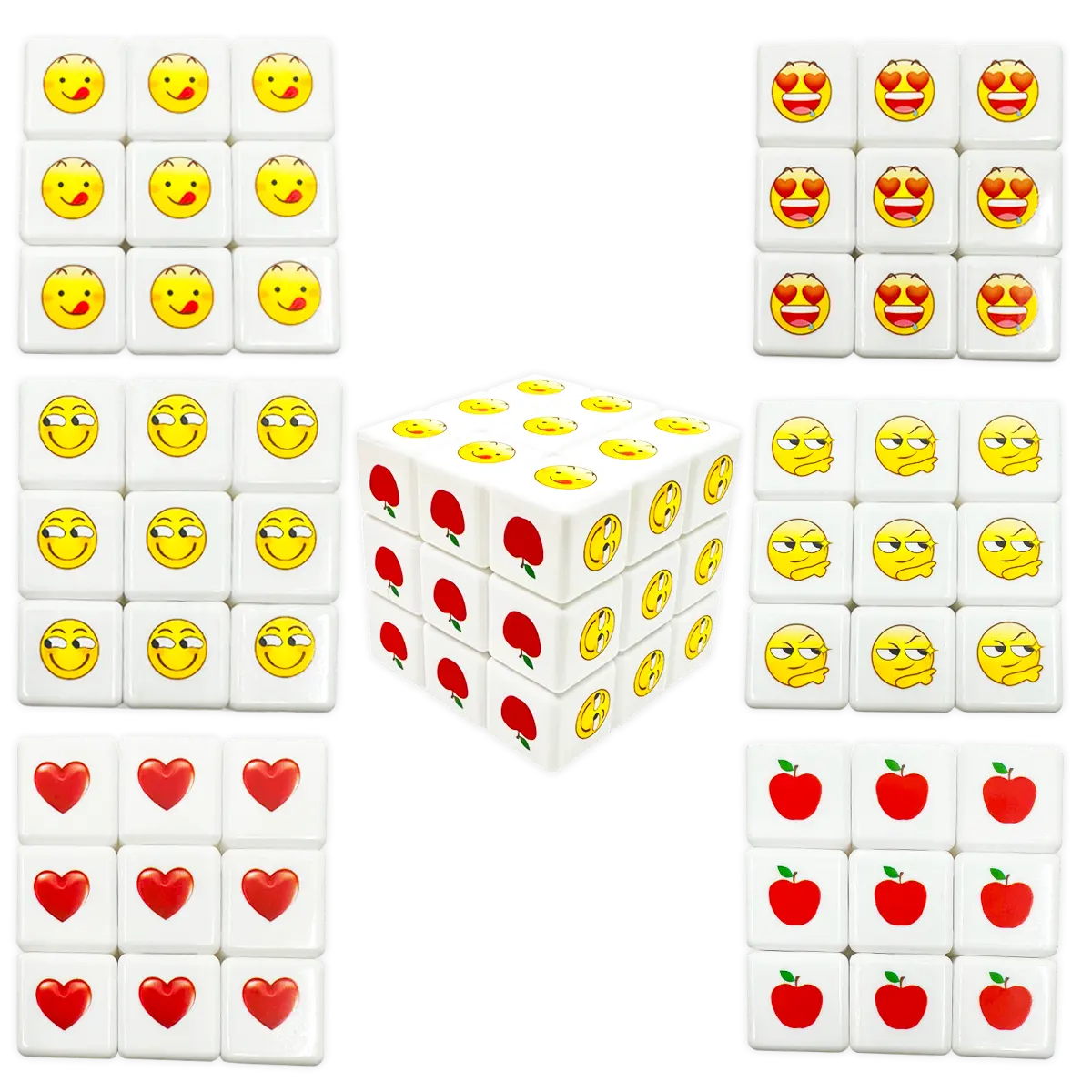 SMILE PUZZLE CUBE - STORE SURPLUS NO DISPLAY - 12 PIECES PER PACK 25076L STORE SURPLUS