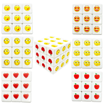 SMILE PUZZLE CUBE - STORE SURPLUS NO DISPLAY - 12 PIECES PER PACK 25076L STORE SURPLUS