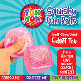 WHOLESALE FUN DOH SQUISHY CUBE 12 PIECES PER DISPLAY 25082