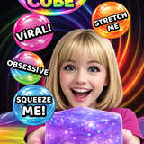 Fun Doh Squishy Cube - 12 Pieces Per Retail Ready Display 25082