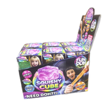 Fun Doh Squishy Cube - 12 Pieces Per Retail Ready Display 25082