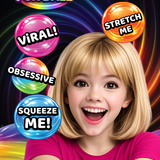 Fun Doh Squish and Squeeze Ball Toy - 12 Pieces Per Retail Ready Display 25084