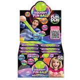 Fun Doh Squish and Squeeze Ball Toy - 12 Pieces Per Retail Ready Display 25084