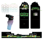 Glow in The Dark Skull Torch Lighter - 12 Pieces Per Retail Ready Display 25093 WHOLESALE